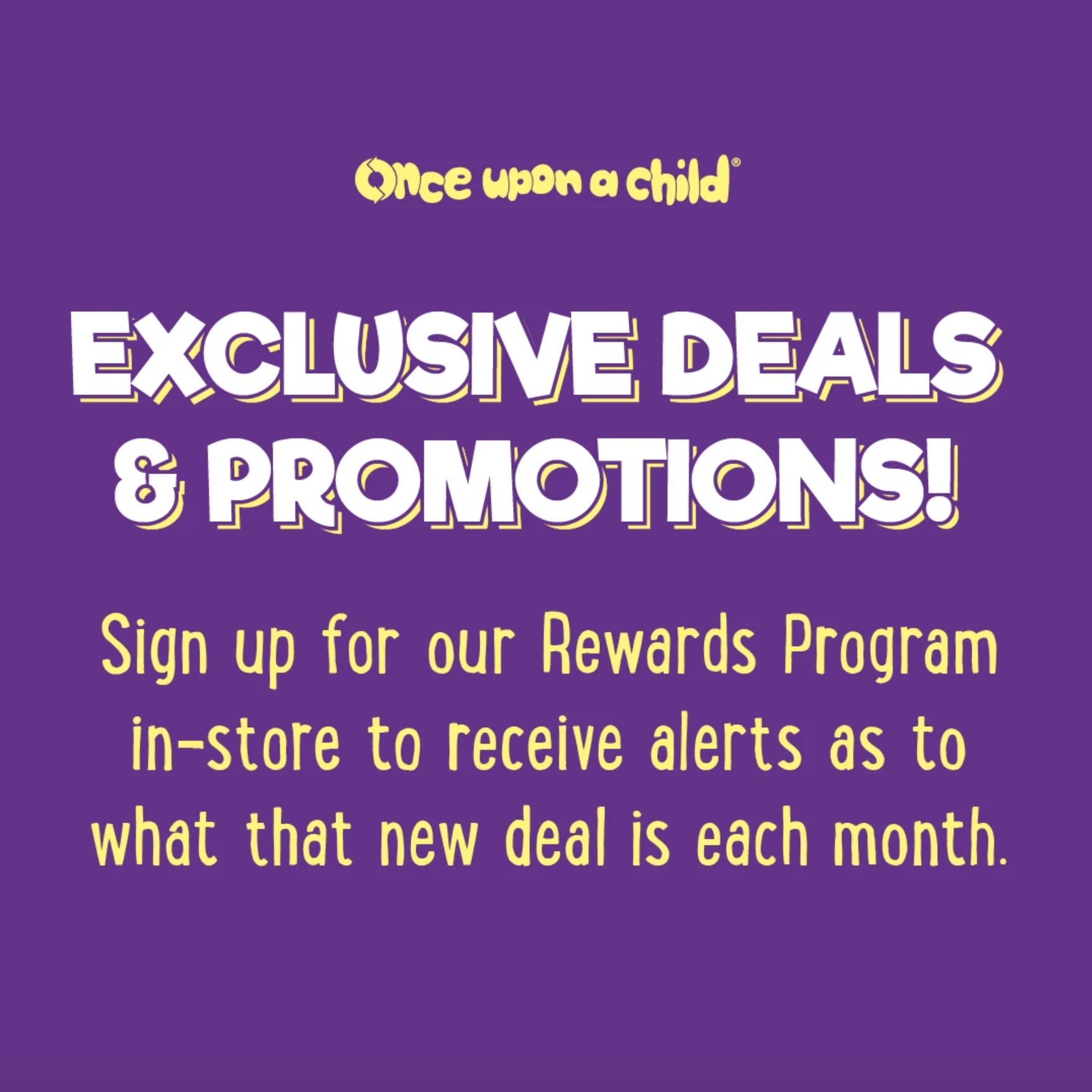 exclusive deals & promotions